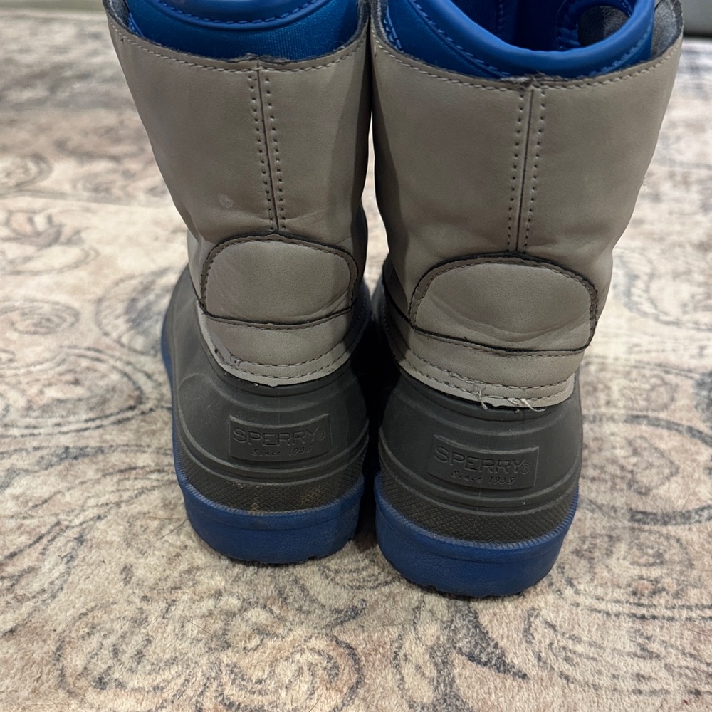 Sperry Gray and Black Waterproof Boots - Picture 3 of 3